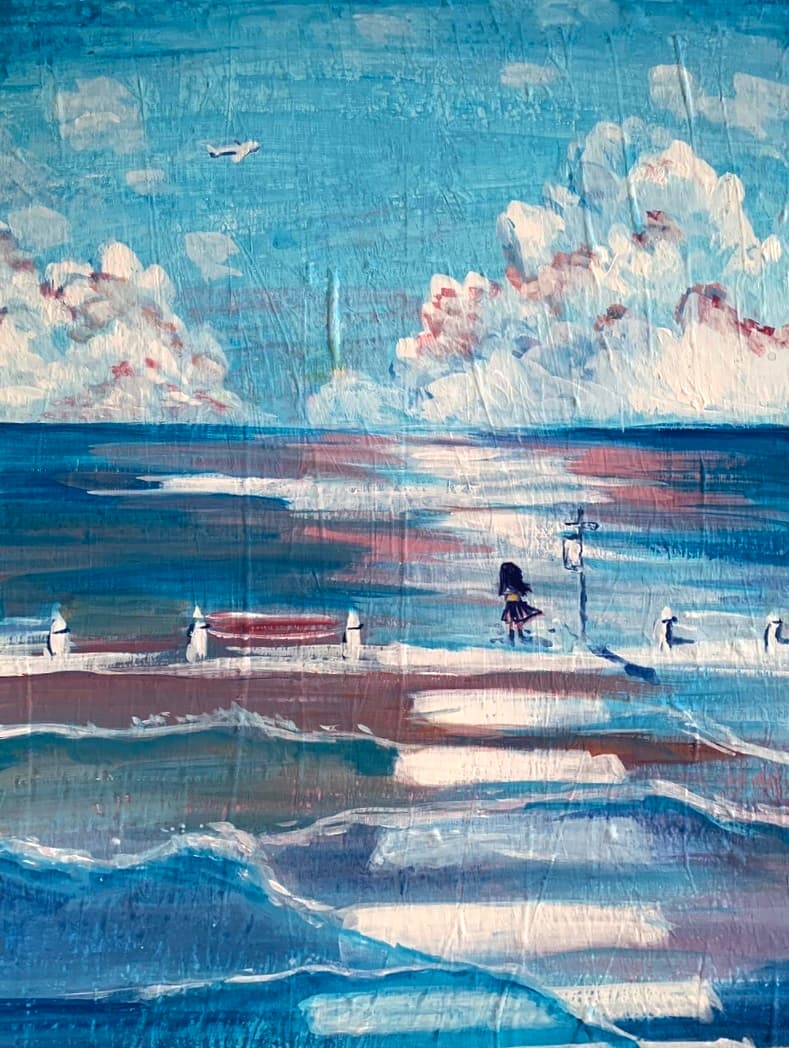 海から空へ