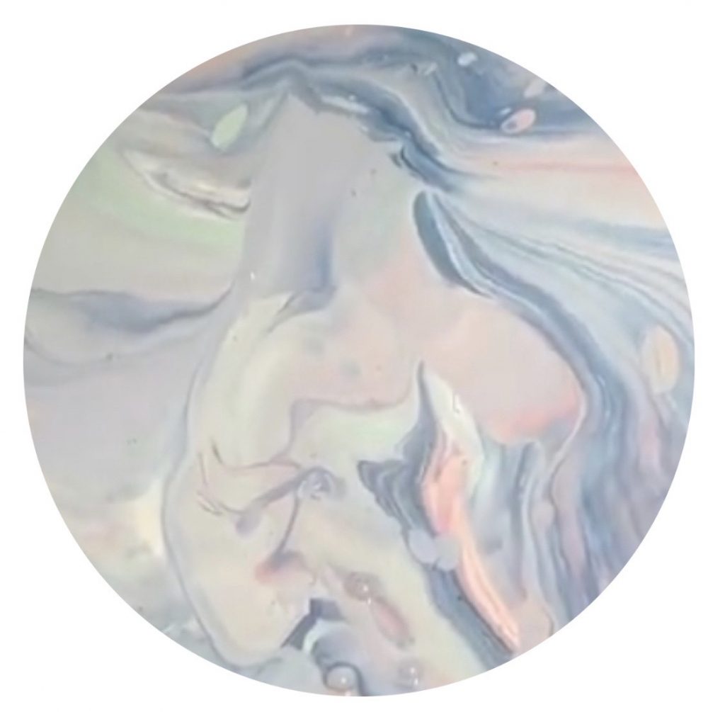 丸いポーリングアート(たらし込み) Round Paint Pour – Artbar
