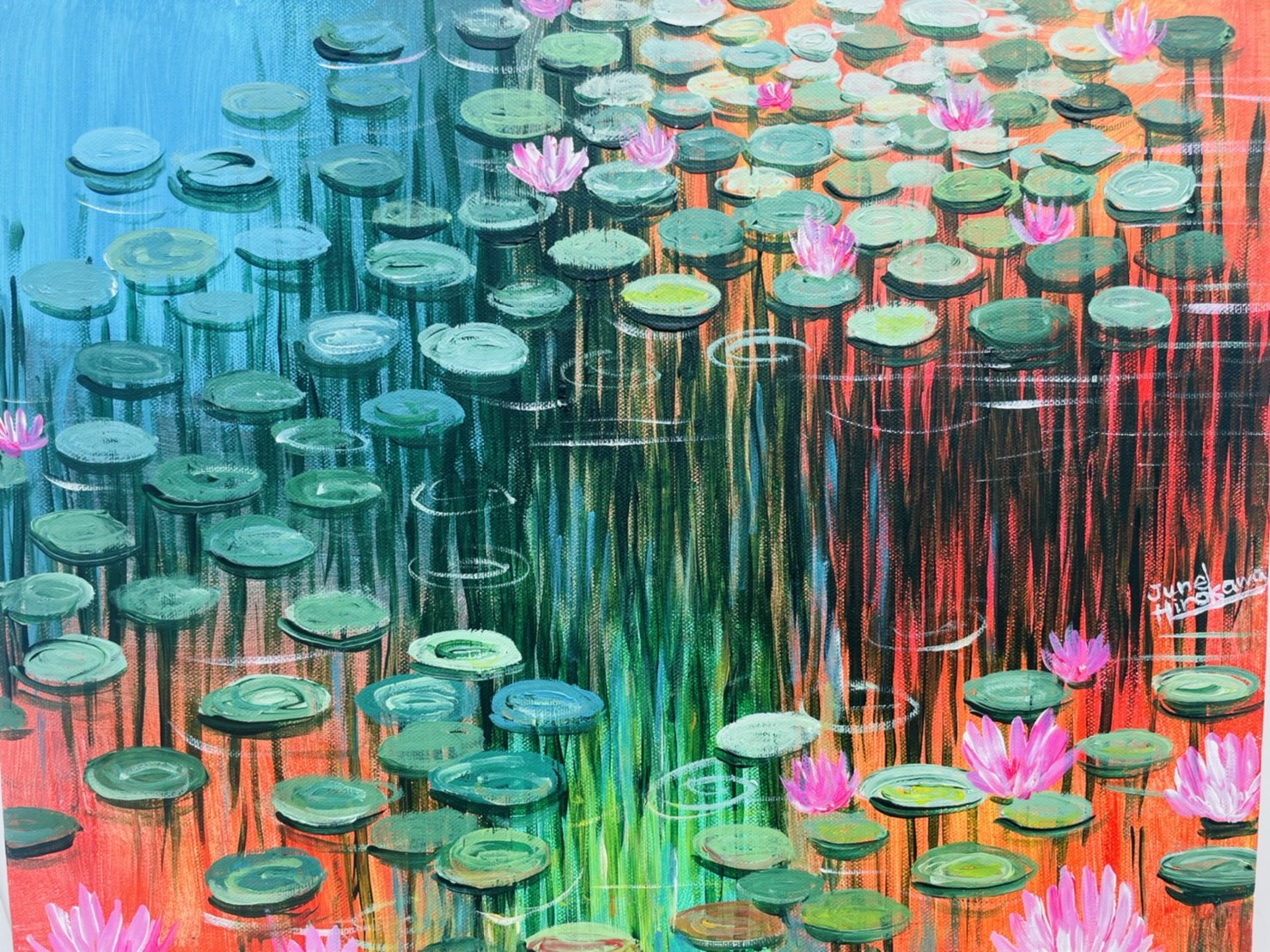 モネの睡蓮 Monet Waterlilies – Artbar Osaka（アートバー大阪）