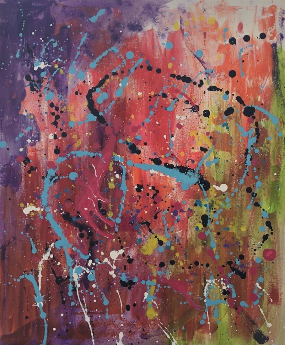 アクションペインティング選べるキャンバス PAINT LIKE JACKSON POLLOCK Artbar Osaka（アートバー大阪）