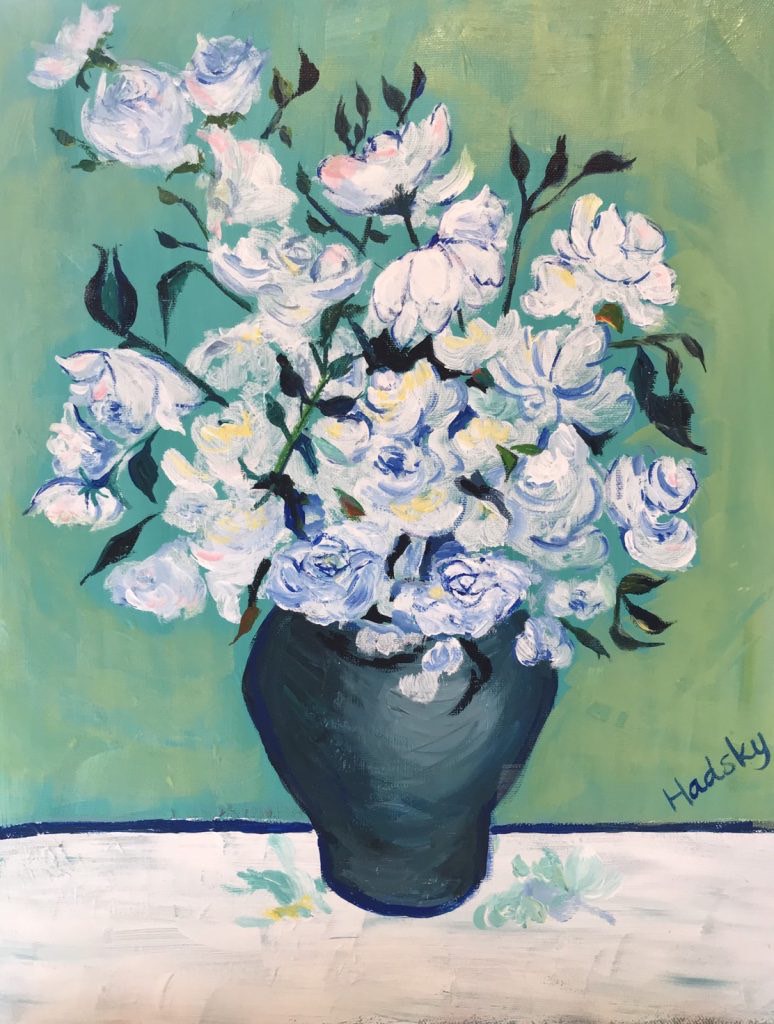 ゴッホ 白いバラ Van Gogh White Roses – Artbar Osaka（アート 