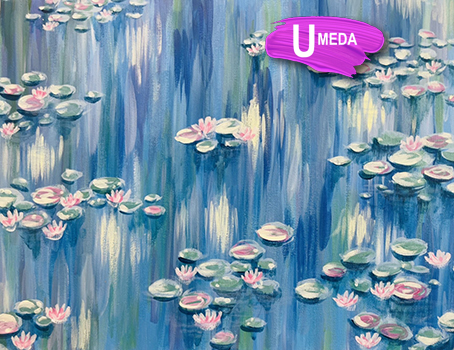 モネの睡蓮 Monet Waterlilies – Artbar Osaka(アートバー大阪) モネの睡蓮 Monet Waterlilies – Artbar Osaka(アートバー大阪)
