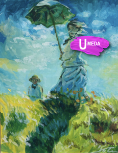 モネ 日傘をさす女性 Monet Woman With A Parasol – Artbar