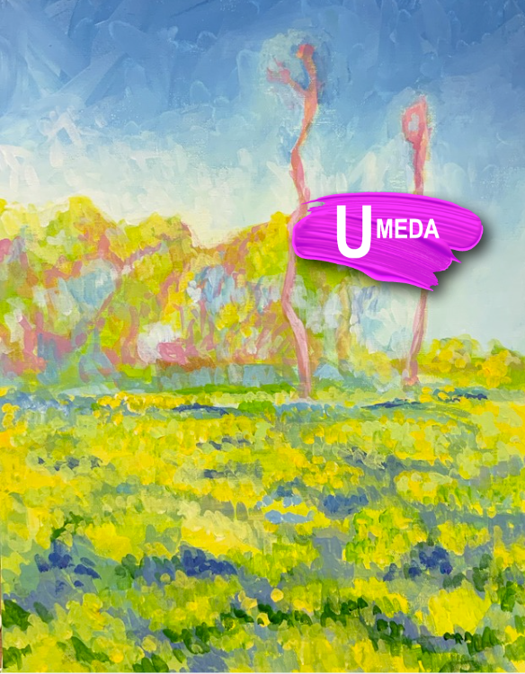 NEW】モネ 春の頃の眺め Monet – Spring time – Artbar Osaka（アート